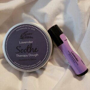 (NWOT) Aromatherapy Lavender Therapy Dough and Essential Oil Roll On